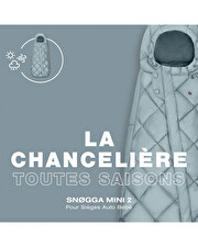 Chanceli&egrave;re Snogga Mini 2 Coloris moon black  Cybex
