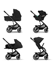 Poussette Balios S Lux Coloris moon black  Cybex
