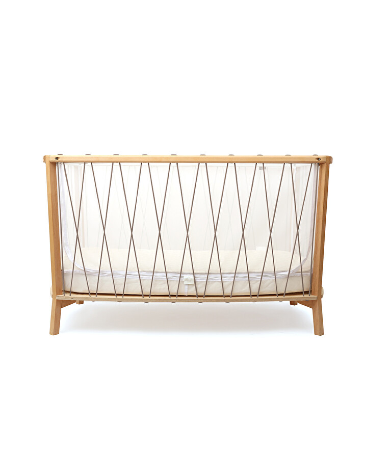 Lit bébé évolutif Kimi 60x120 cm Coloris hazelnut Charlie Crane