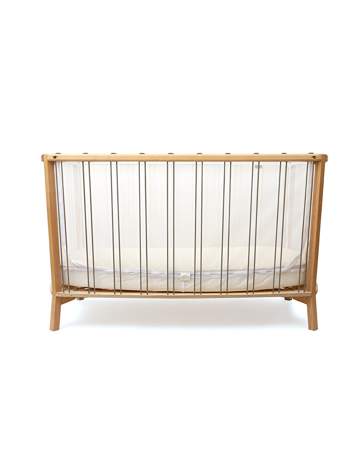 Lit bébé évolutif Kimi 60x120 cm Coloris hazelnut Charlie Crane