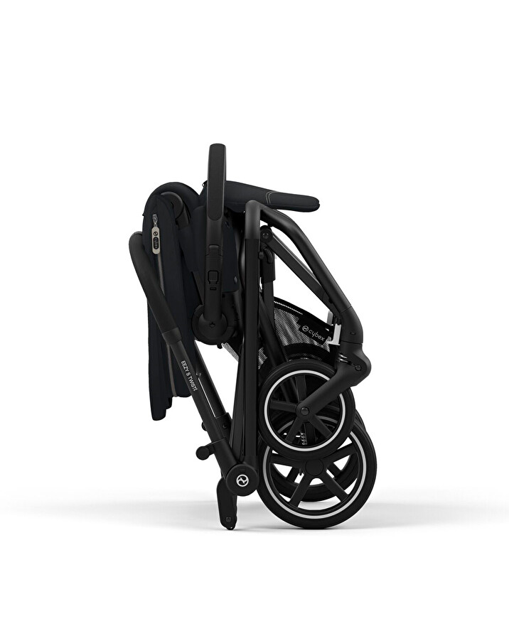 Poussette Eezy S Twist+2 Ch&acirc;ssis noir coloris magic black  Cybex