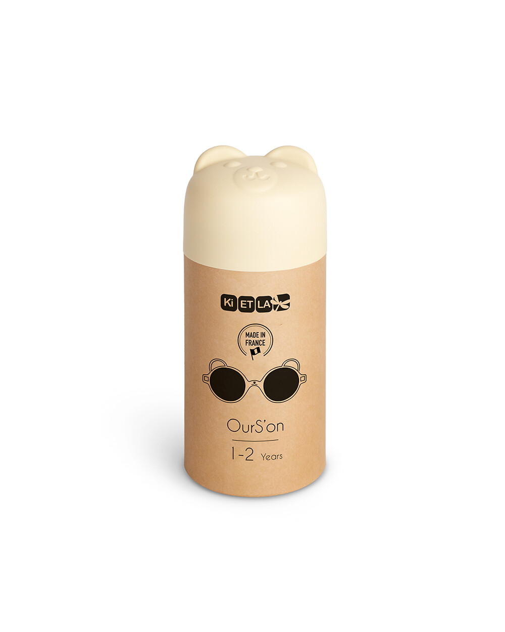 Lunettes de soleil Ourson 0-1 an Coloris cr&egrave;me  Ki Et La