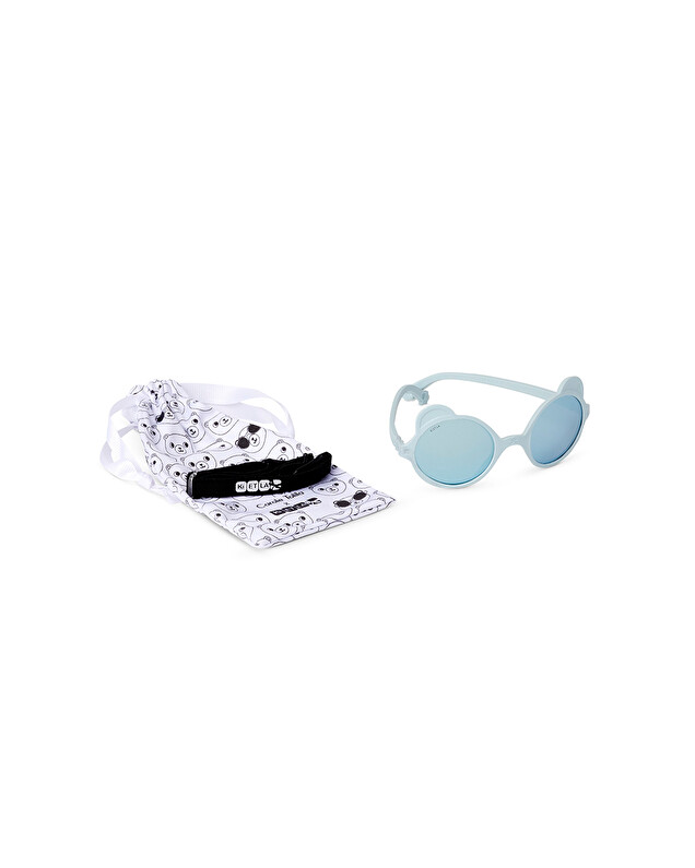 Lunettes de soleil Ourson 1-2 ans Coloris bleu ciel Ki Et La