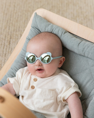 Lunettes de soleil Ourson 1-2 ans Coloris bleu ciel  Ki Et La
