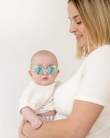 Lunettes de soleil Ourson 1-2 ans Coloris bleu ciel  Ki Et La