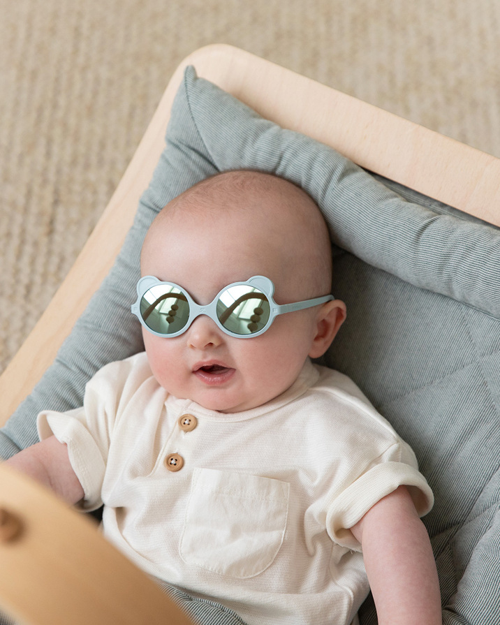 Lunettes de soleil Ourson 1-2 ans Coloris bleu ciel Ki Et La