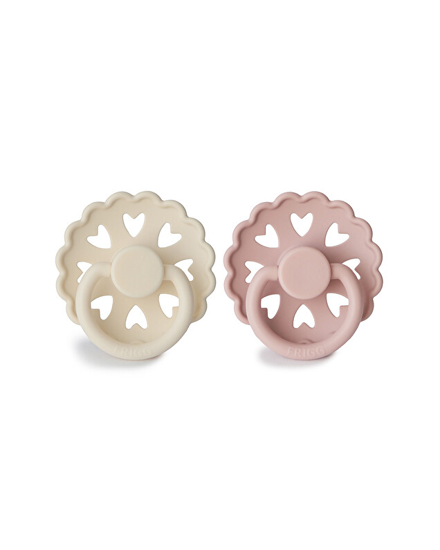 Lot de 2 sucettes Fairytale silicone Coloris duckling/girl Frigg