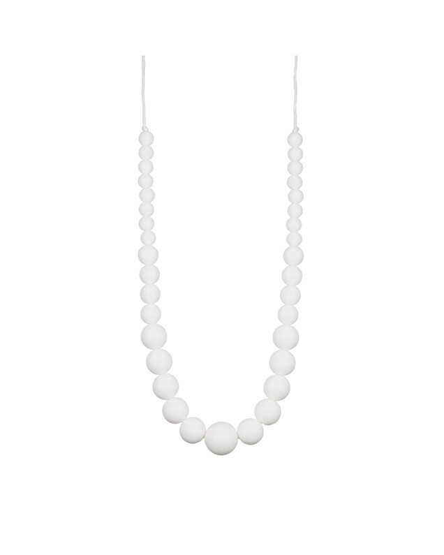 Collier d'allaitement Louise Coloris blanc Minty Wendy