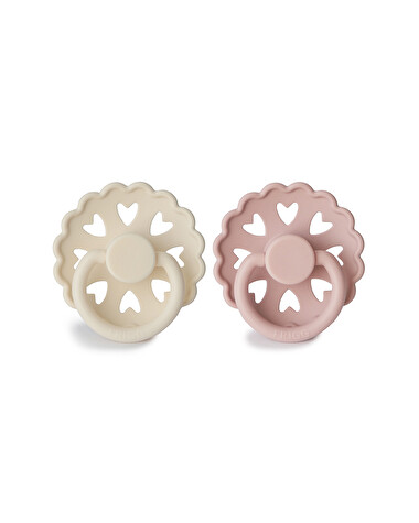 Lot de 2 sucettes Fairytale silicone Coloris duckling/girl  Frigg