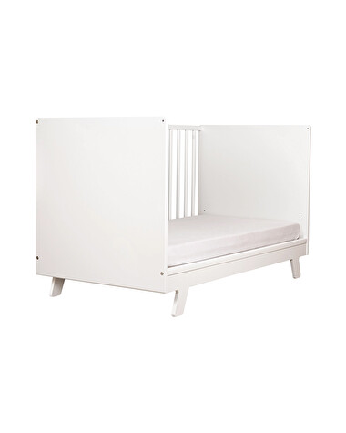 Lit &eacute;volutif Lubin 70x140 cm Coloris blanc  Natalys