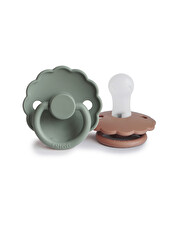 Lot de 2 sucettes Daisy silicone Coloris lilypad/rose gold  Frigg