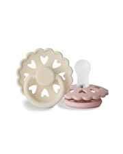 Lot de 2 sucettes Fairytale silicone Coloris duckling/girl  Frigg