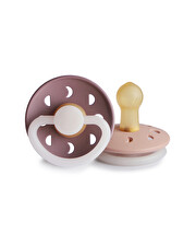 Lot de 2 sucettes Moon night latex Coloris mauve/blush Frigg