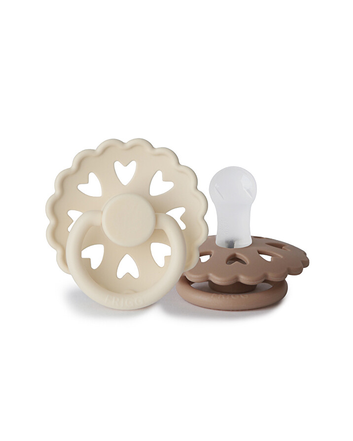 Lot de 2 sucettes Fairytale silicone Coloris duckling/emperor  Frigg