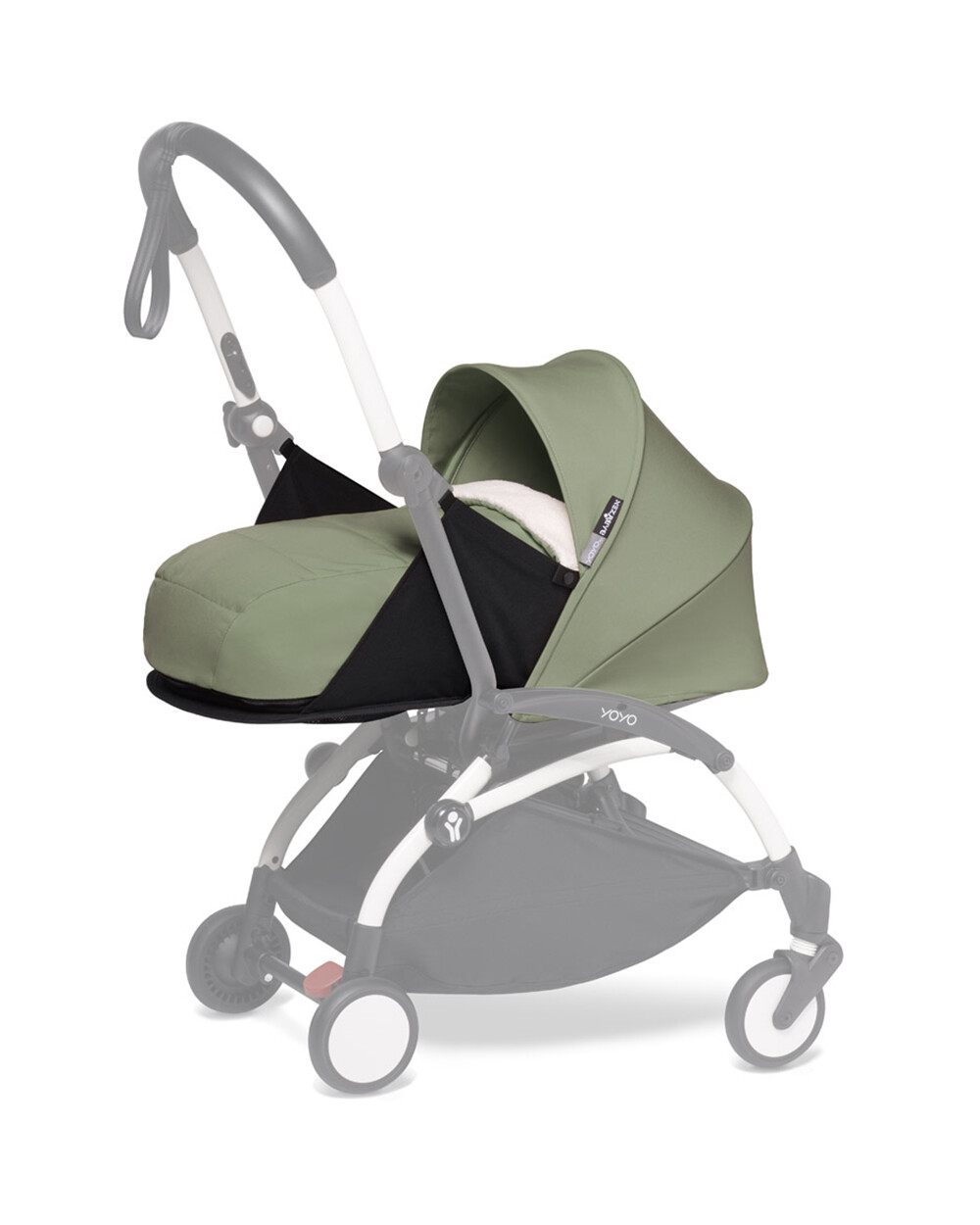 Pack poussette nouveau-né YOYO 0+ Coloris olive Stokke