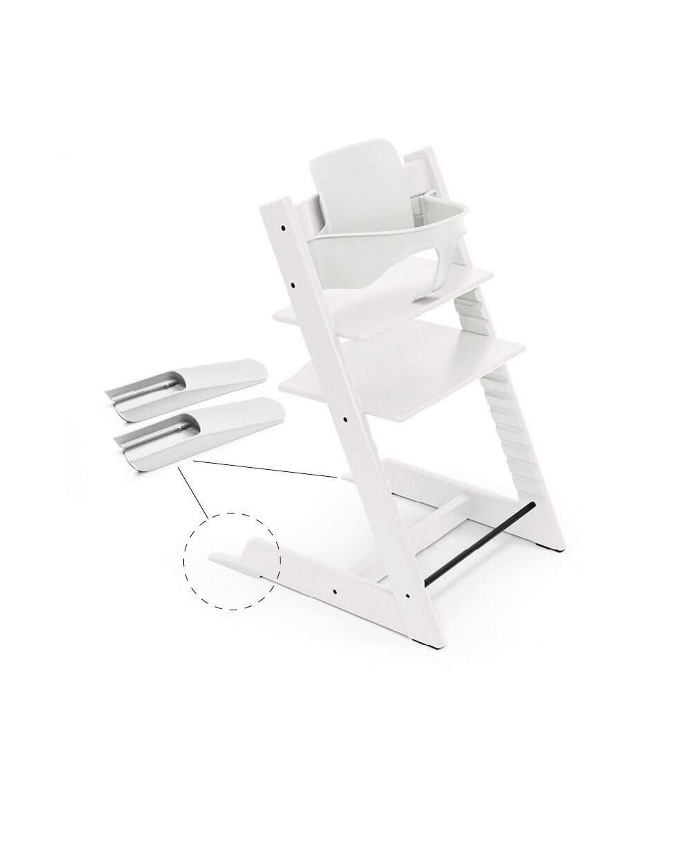 Baby set&sup2; Tripp Trapp Coloris blanc  Stokke