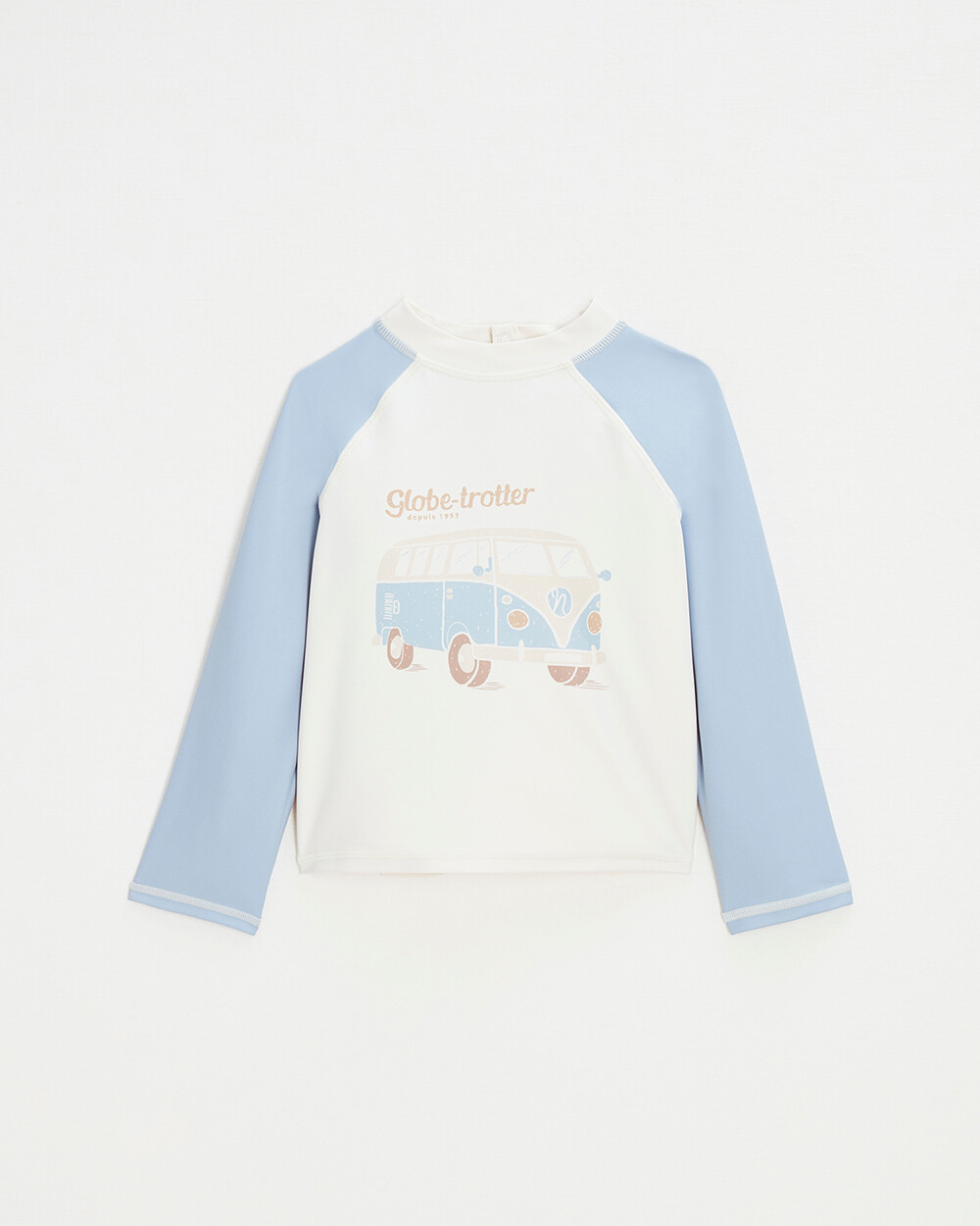 Tee-shirt de bain anti-UV Coloris &eacute;cru  Natalys