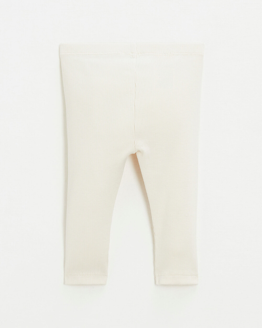 Legging en c&ocirc;tes en coton Coloris craie  Natalys