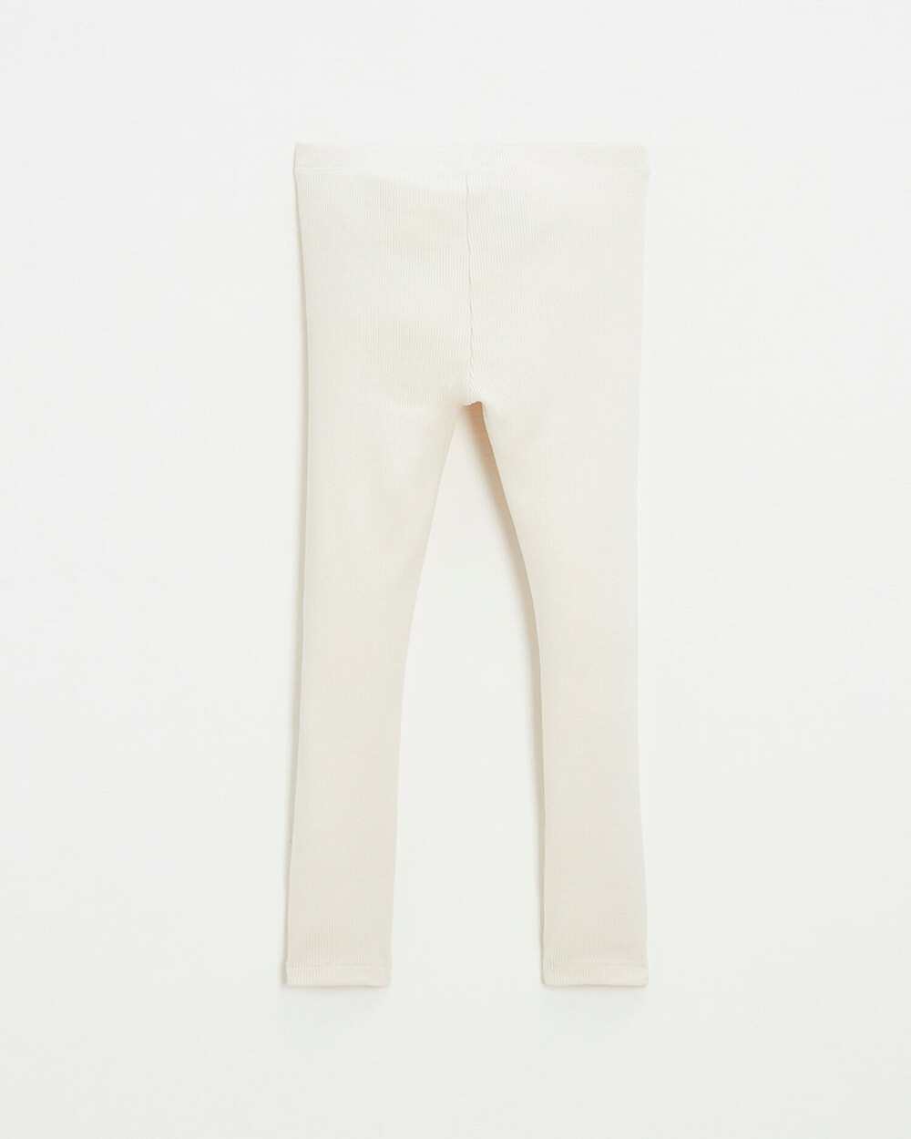 Legging en c&ocirc;tes en coton Coloris craie  Natalys