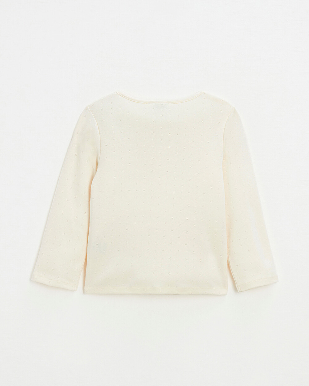 Cardigan en c&ocirc;tes en coton Coloris craie  Natalys