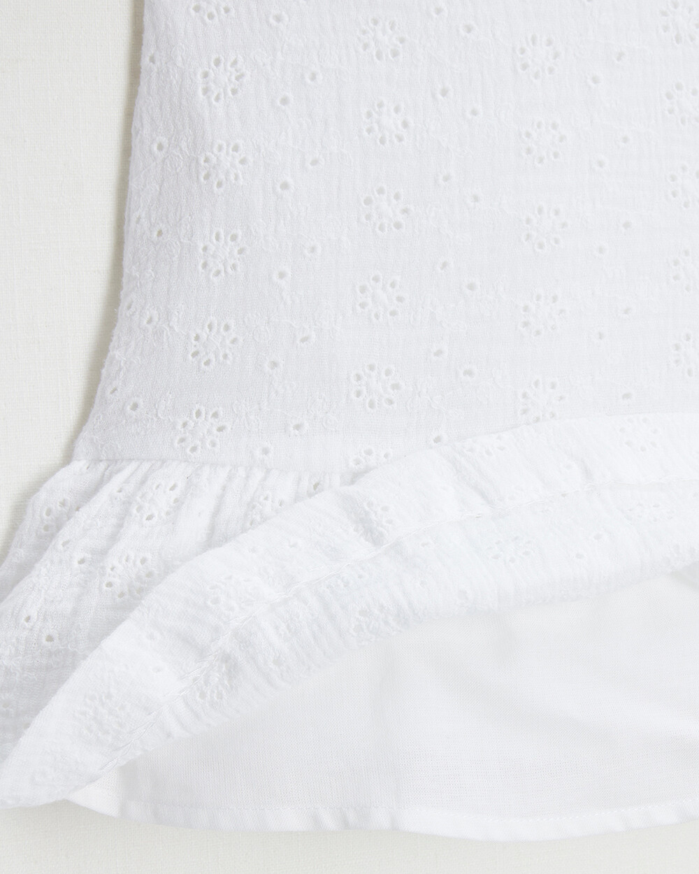 Robe en broderie anglaise Coloris &eacute;cru  Natalys