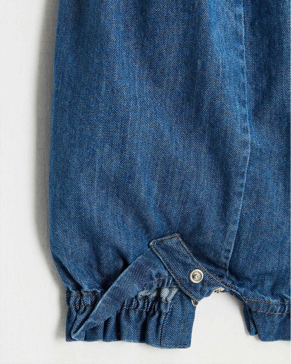 Combinaison courte en denim Coloris bleu  Natalys