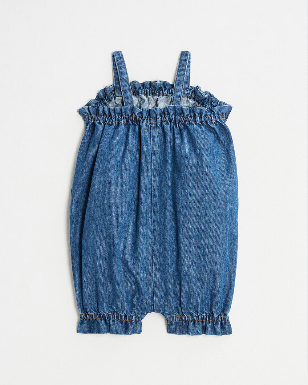 Combinaison courte en denim Coloris bleu  Natalys