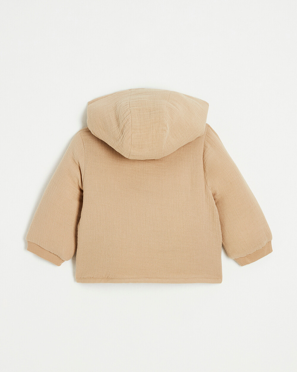 Veste ouatin&eacute; en gaze de coton Coloris camel  Natalys