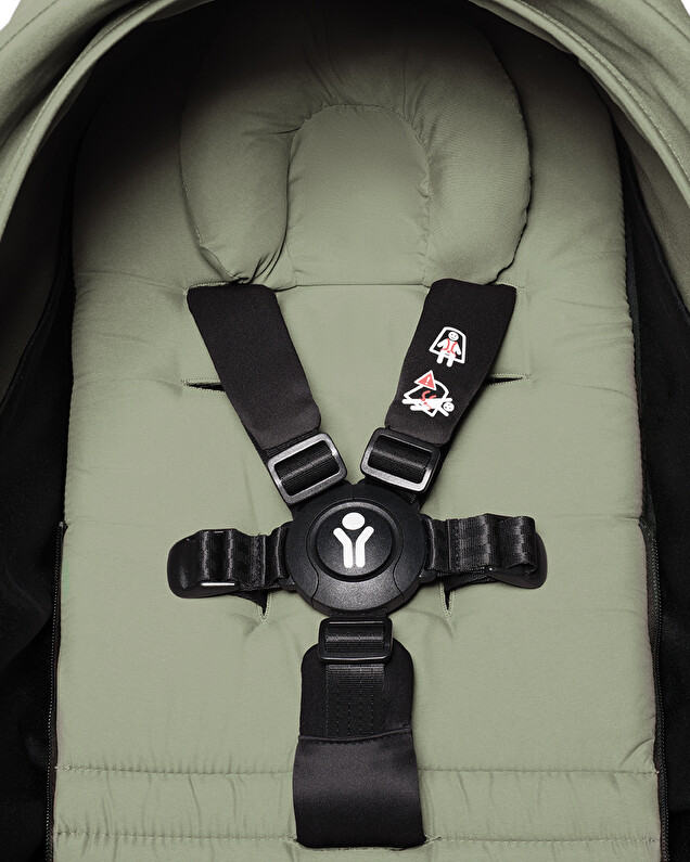 Pack poussette nouveau-né YOYO 0+ Coloris olive Stokke