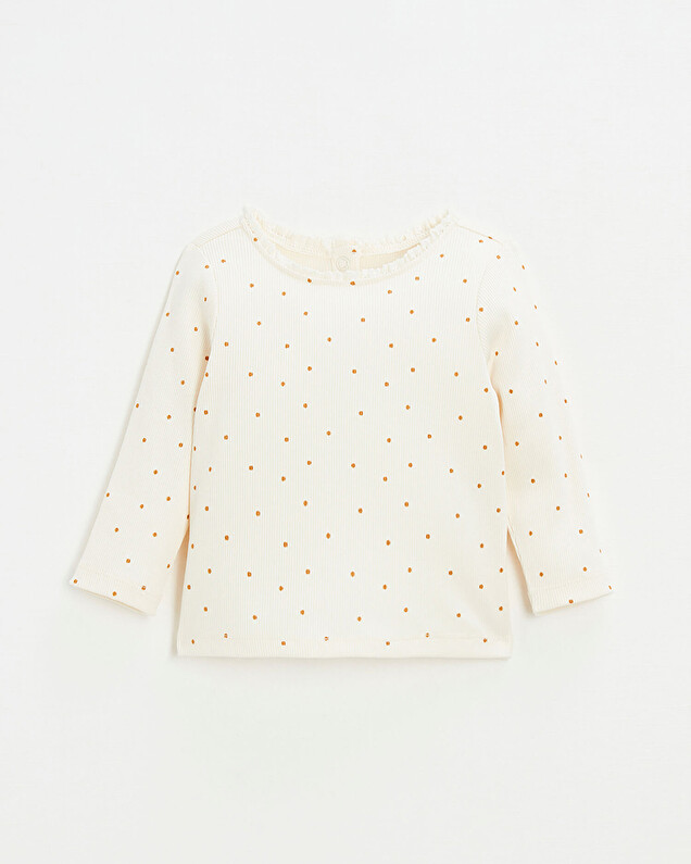 Tee-shirt imprimé pois Coloris écru Natalys