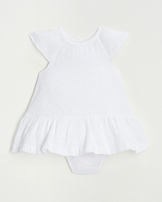 Robe en broderie anglaise Coloris écru Natalys