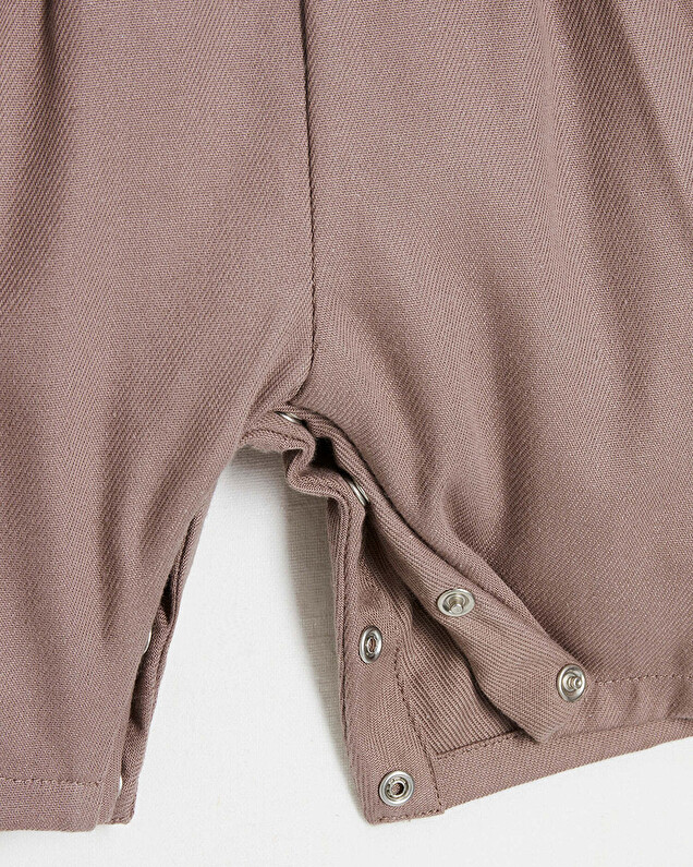 Salopette en twill Coloris rose Natalys