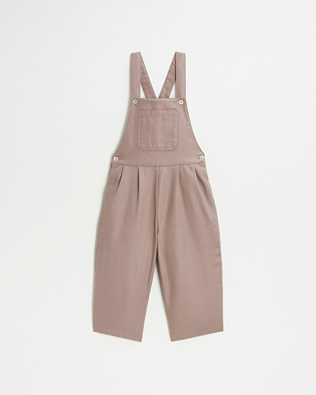 Salopette en twill Coloris rose Natalys