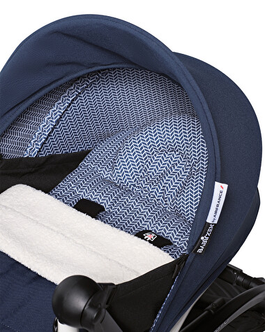 Pack poussette nouveau-n&eacute; YOYO 0+ Coloris bleu marine  Stokke