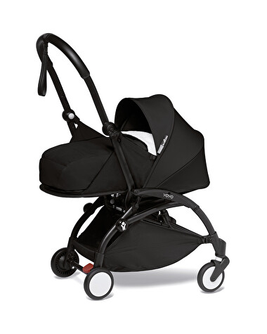 Pack poussette nouveau-n&eacute; YOYO 0+ Coloris noir  Stokke