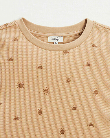 Tee shirt manches courtes Imprim&eacute; soleil  Natalys