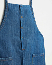 Combinaison en denim Coloris bleu Natalys