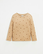 Tee shirt en coton Imprim&eacute; soleil  Natalys