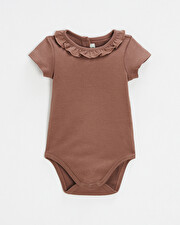 Body ajour&eacute;e manches courtes Coloris rose fonc&eacute;  Natalys