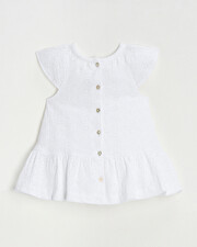 Robe en broderie anglaise Coloris &eacute;cru  Natalys