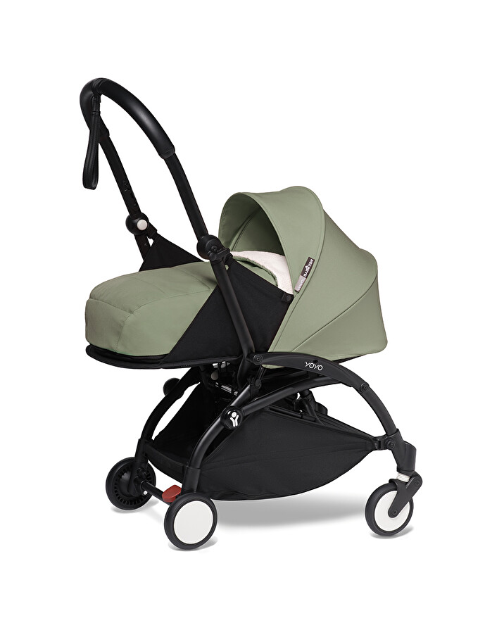 Pack poussette nouveau-né YOYO 0+ Coloris olive Stokke