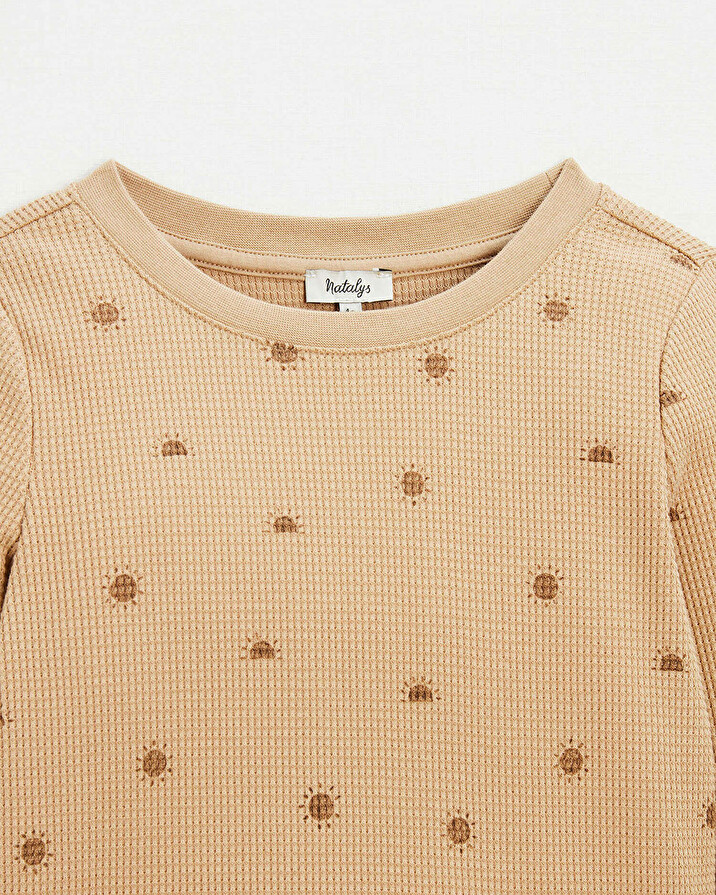 Tee shirt en coton Imprim&eacute; soleil  Natalys
