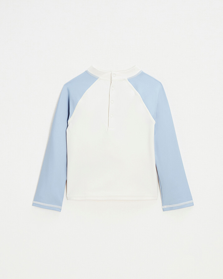Tee-shirt de bain anti-UV Coloris &eacute;cru  Natalys