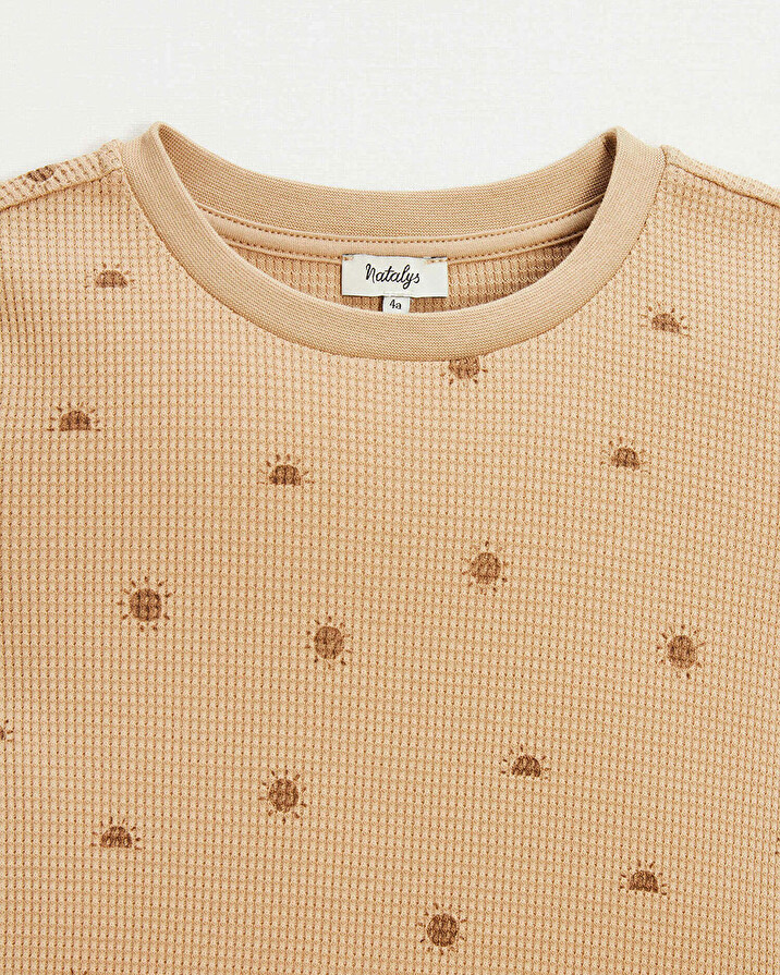 Tee shirt manches courtes Imprim&eacute; soleil  Natalys
