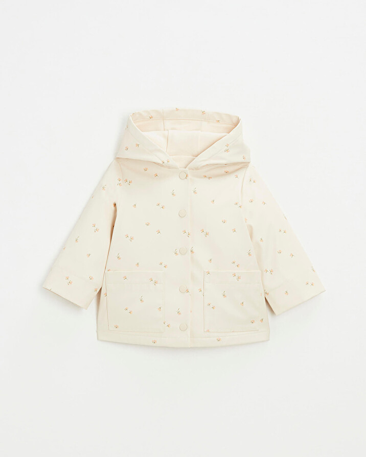 Imperm&eacute;able en gomme Imprim&eacute; fleurs  Natalys