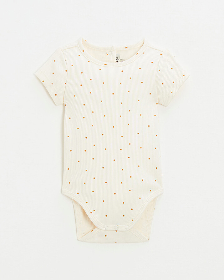 Body manches courtes Imprim&eacute; pois  Natalys