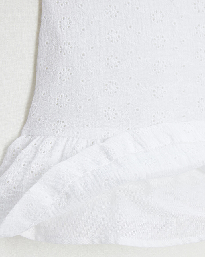 Robe en broderie anglaise Coloris &eacute;cru  Natalys