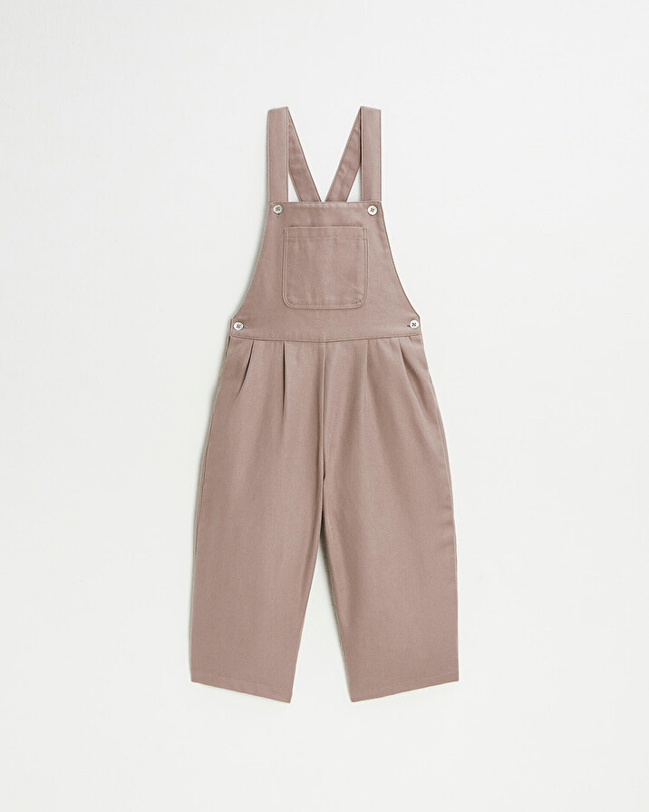 Salopette en twill Coloris rose  Natalys