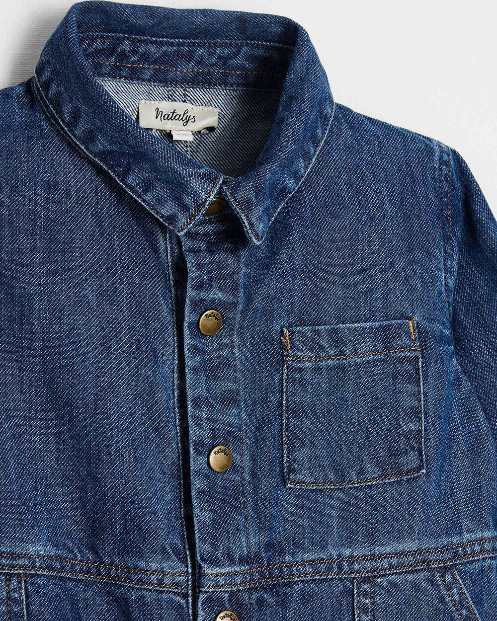 Combinaison en denim Coloris bleu  Natalys