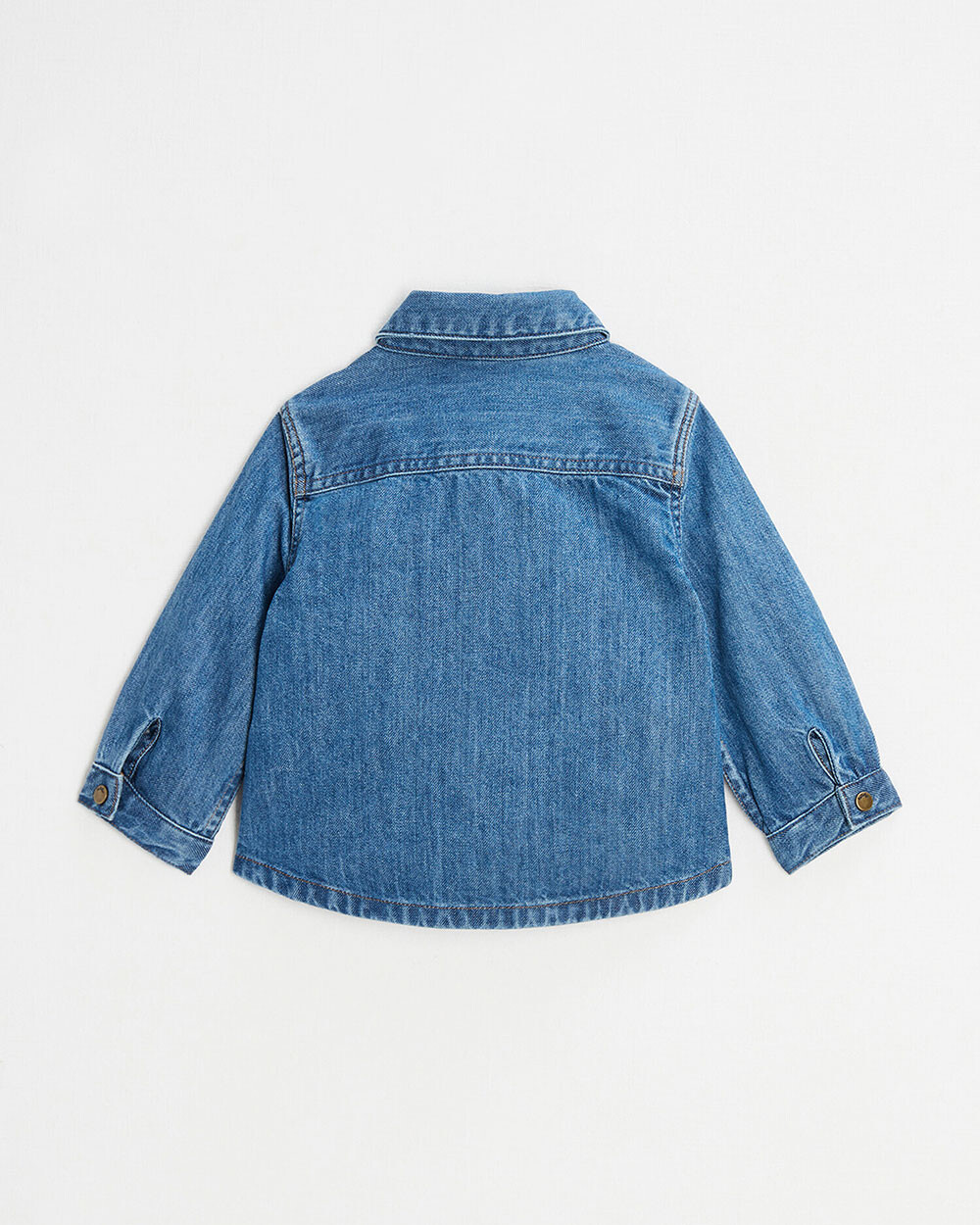 Chemise manches longues denim Coloris bleu  Natalys
